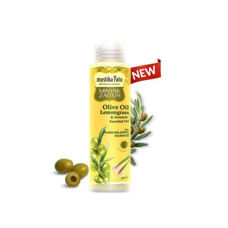 MUSTIKA RATU Minyak Zaitun Olive Oil Lemongrass &amp; Aromatic - 150ml