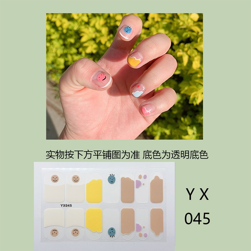 KODE YX BAG 1 - 50 STIKER KUKU NAIL STICKER KARAKTER FREE KIKIR KUKU MINI