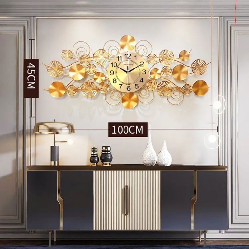 Modern jam dinding mewah ruang tamu klasik