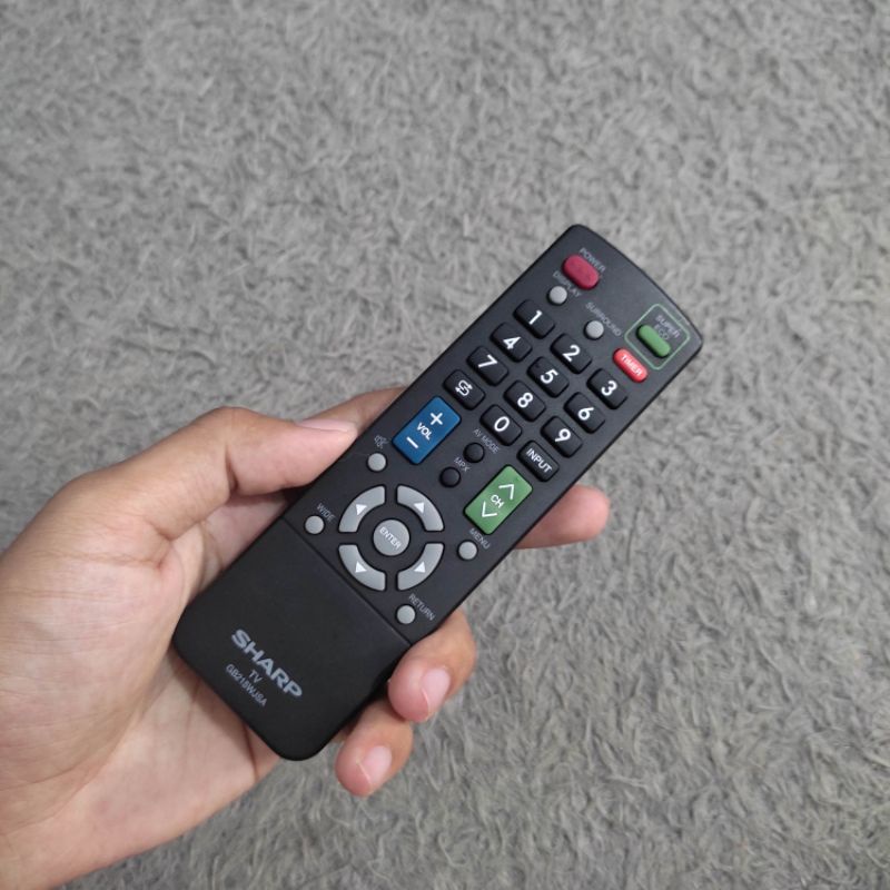 Remot SHARP Ori GB215WJSA LCD LED TV Terbaru 100% Original - Remot TV SHARP LED - Remot TV SHARP Ori