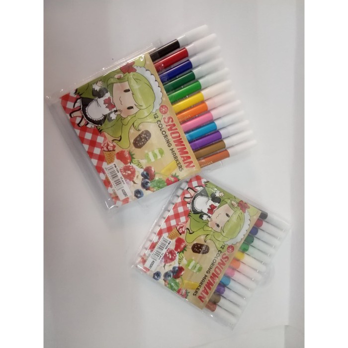 

Promo Spidol Snowman 12 Warna Gilaa!!!