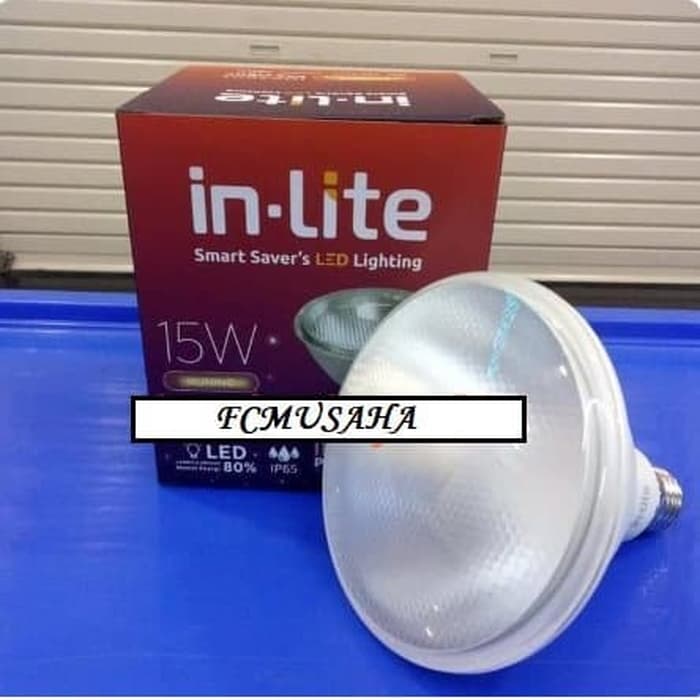 LAMPU SOROT PAR38 LED 15WATT / LAMPU LED PAR 38 / INLITE INP3801 - PUTIH