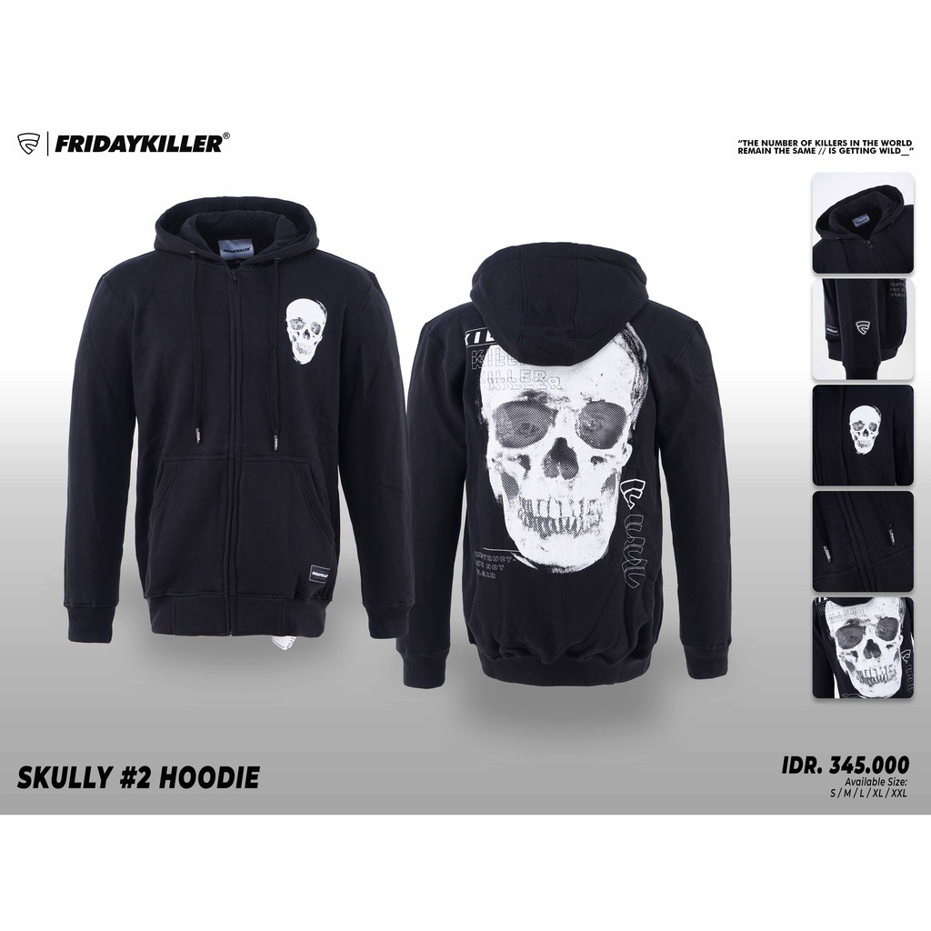 JAKET FRIDAY KILLER | SKULLY 2 HOODIE