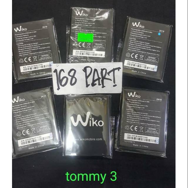 Baterai Wiko Tommy 3
