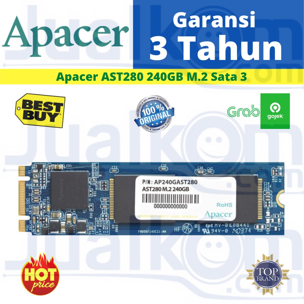 Apacer SSD AST280 M.2 SATA III 240GB Resmi