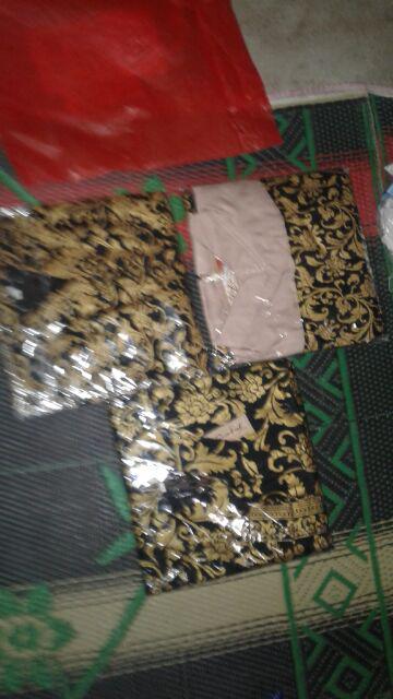 Setelan Wanita Batik Couple Lilit Shaqilla Kebaya Modern Tanah Abang Muslim Gamis