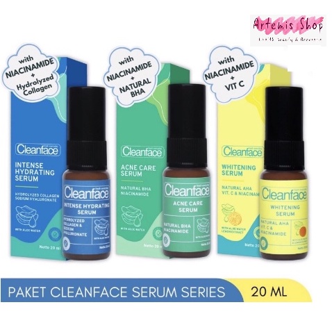 PURBASARI CleanFace Serum 20ML / Serum Wajah BPOM