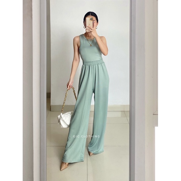[GIC] Austine Tank Set-Iceberg green