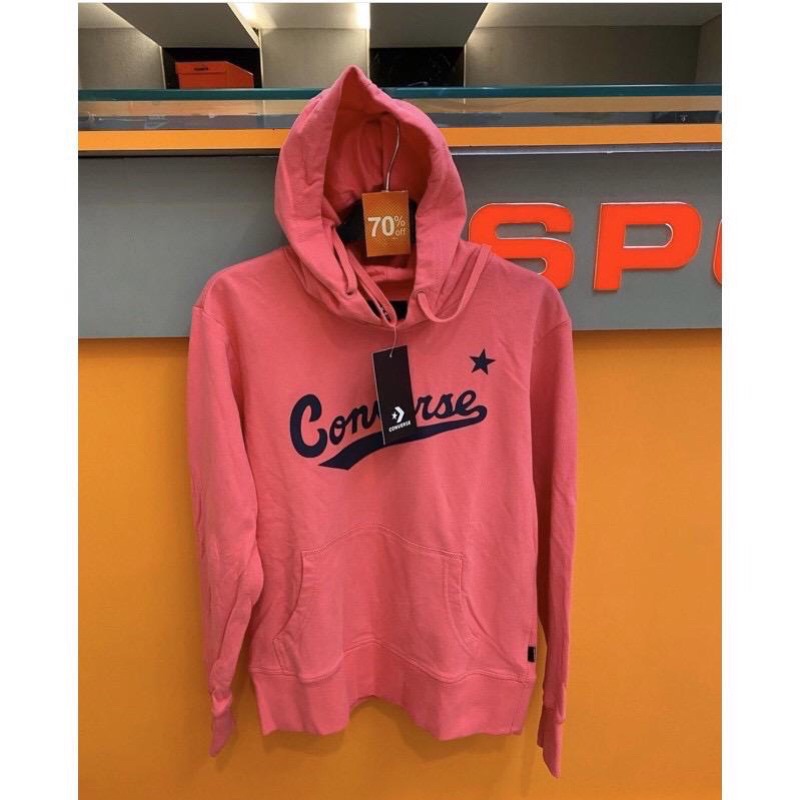 Sweater converse pink size L sale/Sweater hoodie Cewek dewasa 100% Original