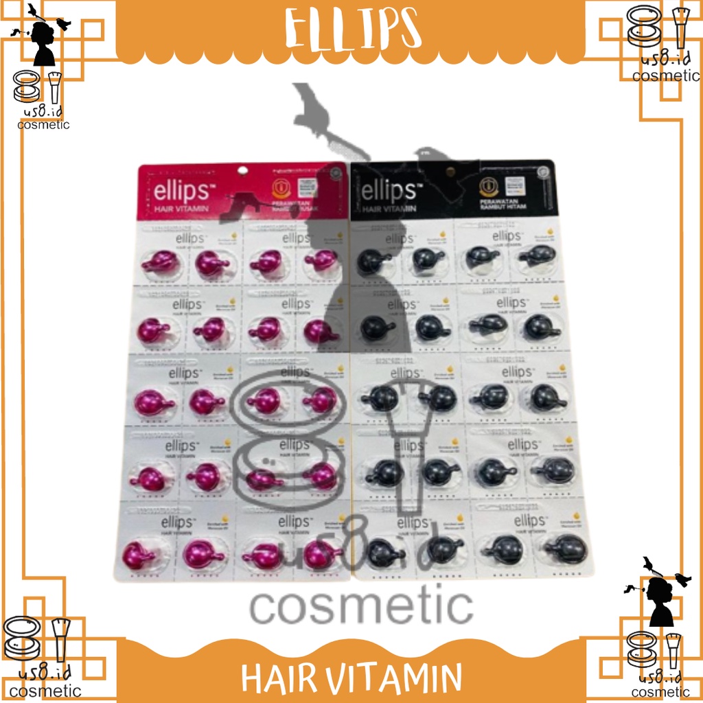 Ellips Hair Vitamin / Nutrisi / Treatment / Rambut / KINO / Elips