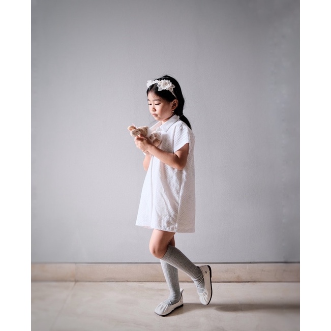 Dress Putih Anak Usia 2-5th / KIYOKO DRESS
