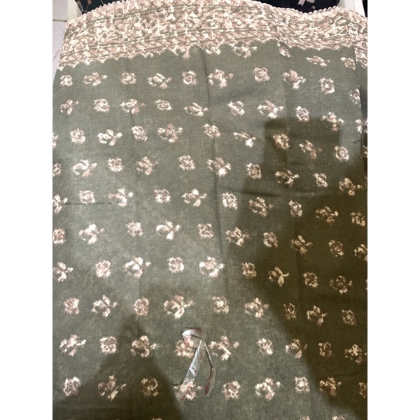 SEGIEMPAT VOALDENAY KW PREMIUM / HIJAB JILBAB SQUARE VOAL MOTIF LASER CUT-Motif 39