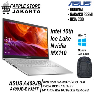 Laptop Core i3 ASUS A409JB-BV321T Core i3-1005G1 4GB 1TB