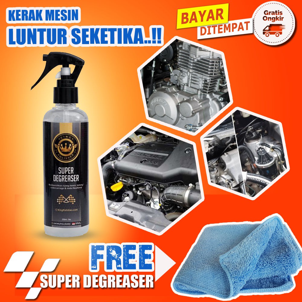 Pembersih Kerak Mesin Mobil Motor Super degreaser