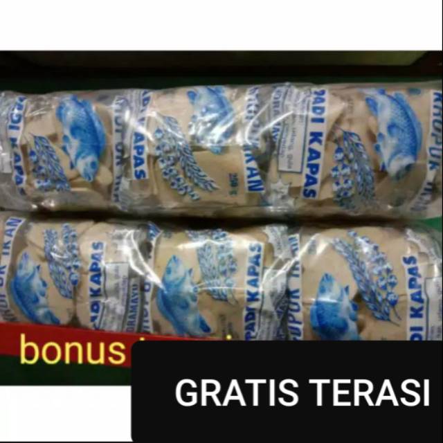 

1 bal 20 pcs Krupuk ikan super padi kapas