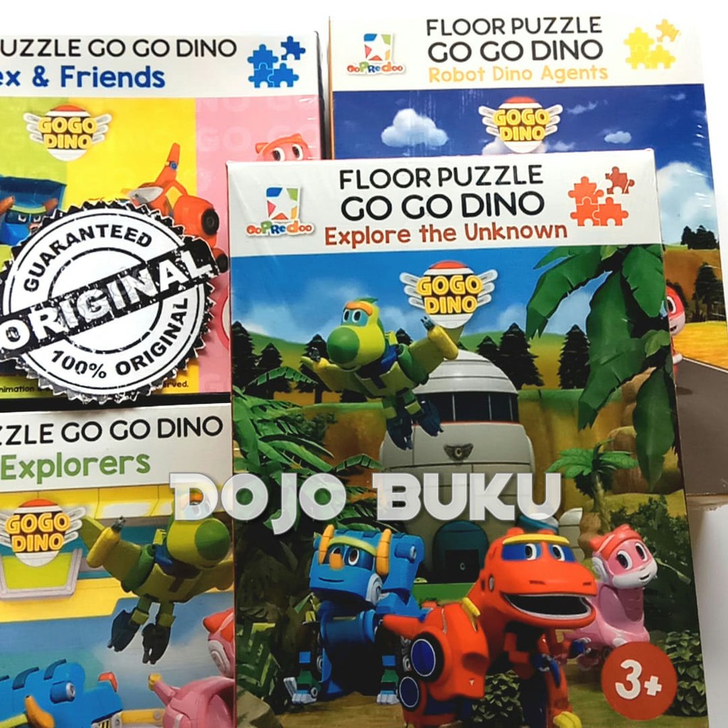 Opredo Floor Puzzle Go Go Dino by Lotta Animation