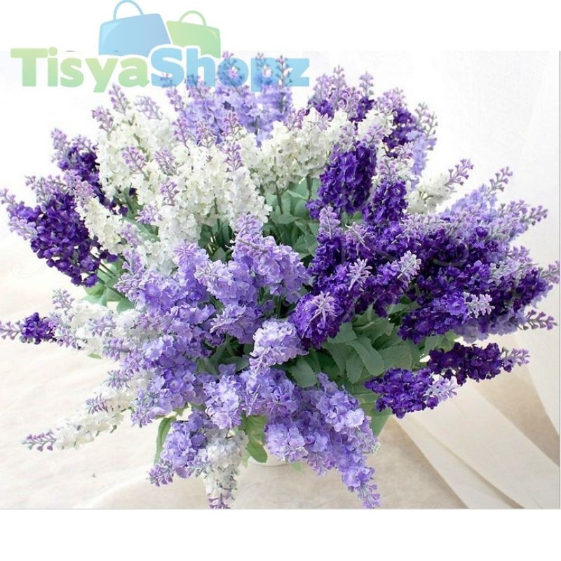 Bunga LAVENDER MINI Artificial / Bunga Plastik Hiasan Dekorasi-2