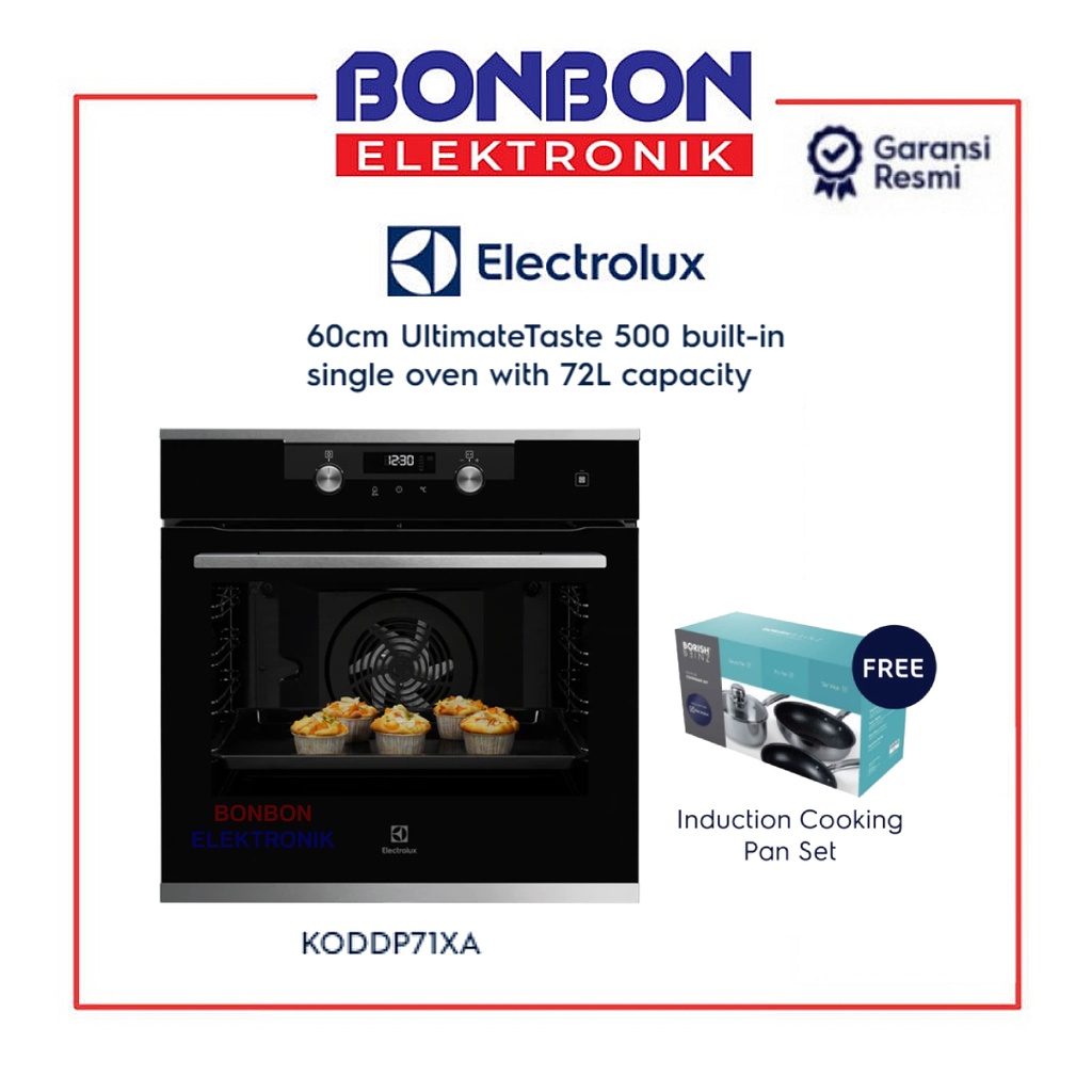 Electrolux Built In Single Oven KODDP71XA 60cm Ultimate Taste 500 72L