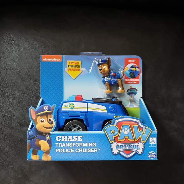 paw patrol chase transforming police cruiser