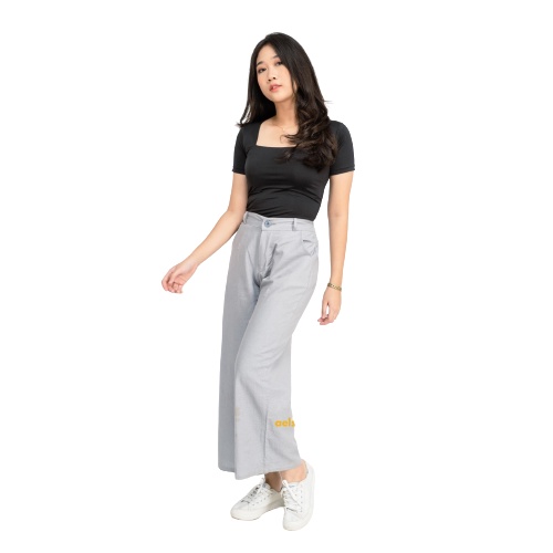 Kulot Linen  Highwaist Trousers Yuta Pants