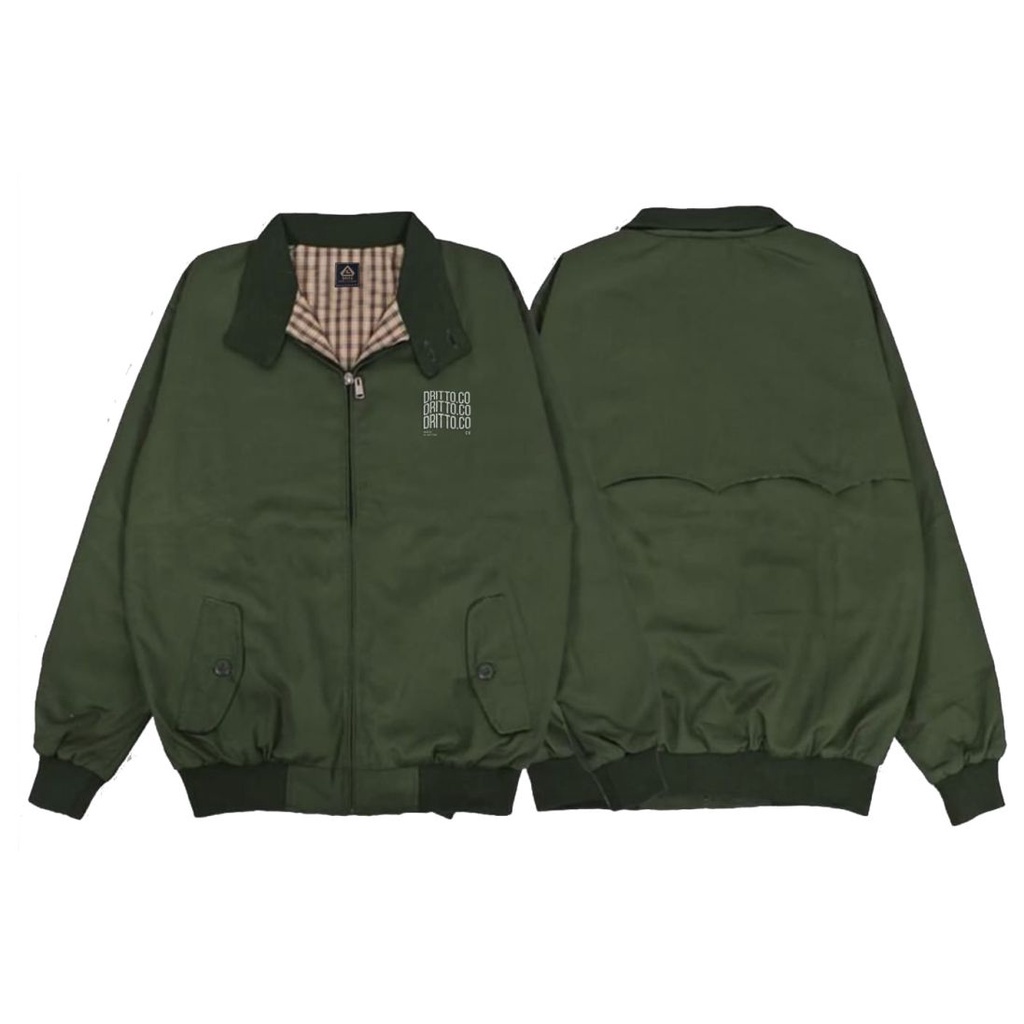 Jaket Dritto - Harrington Jaket (Omicron) - Army