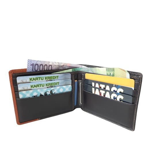 Dompet Pria Kulit asli new style / Dompet pria kulit model  lipat/ dompet kulit slim (D 0921)