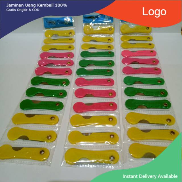 

SATU RENTENG ( 12 PCS ) Pemes Mini Pisau Lipat Mini