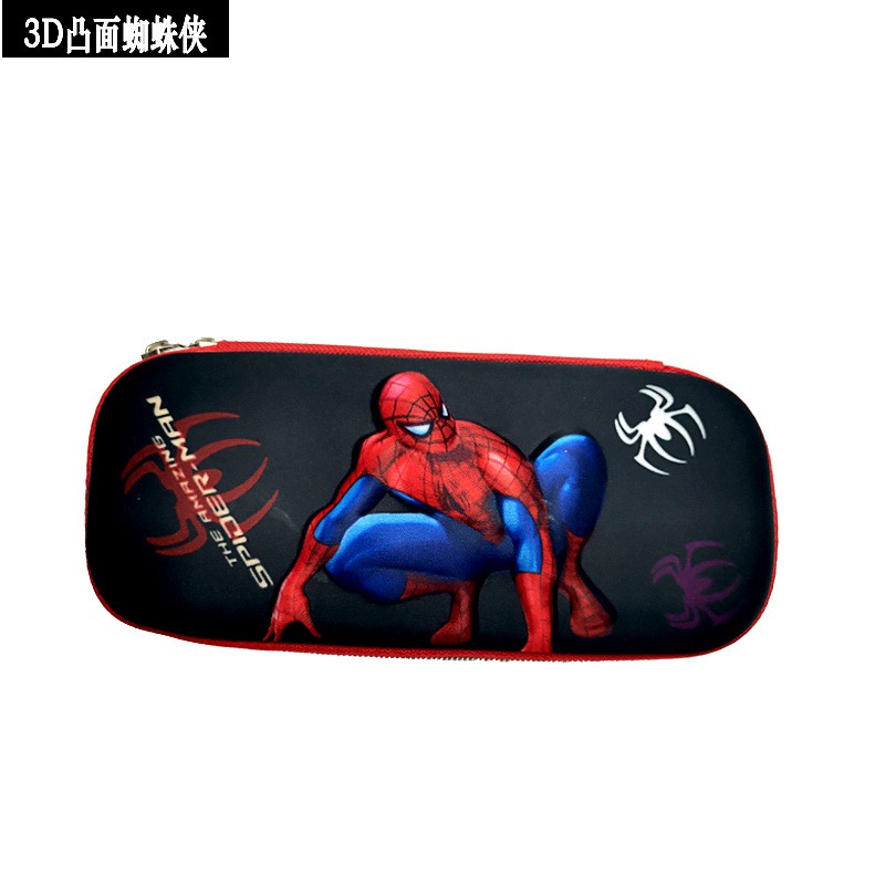 Kotak pensil multi fungsi karakter super hero-Spaiderman 3D