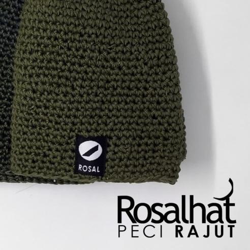 PECI RAJUT ROSAL HAT / PECI PAKISTAN / TOPI MUSLIM / KUPLUK - dongker