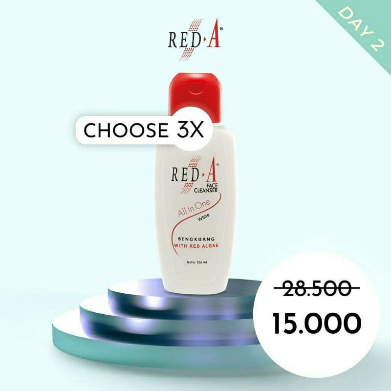 Paket 3 Face Cleanser All In One Bengkuang Red A