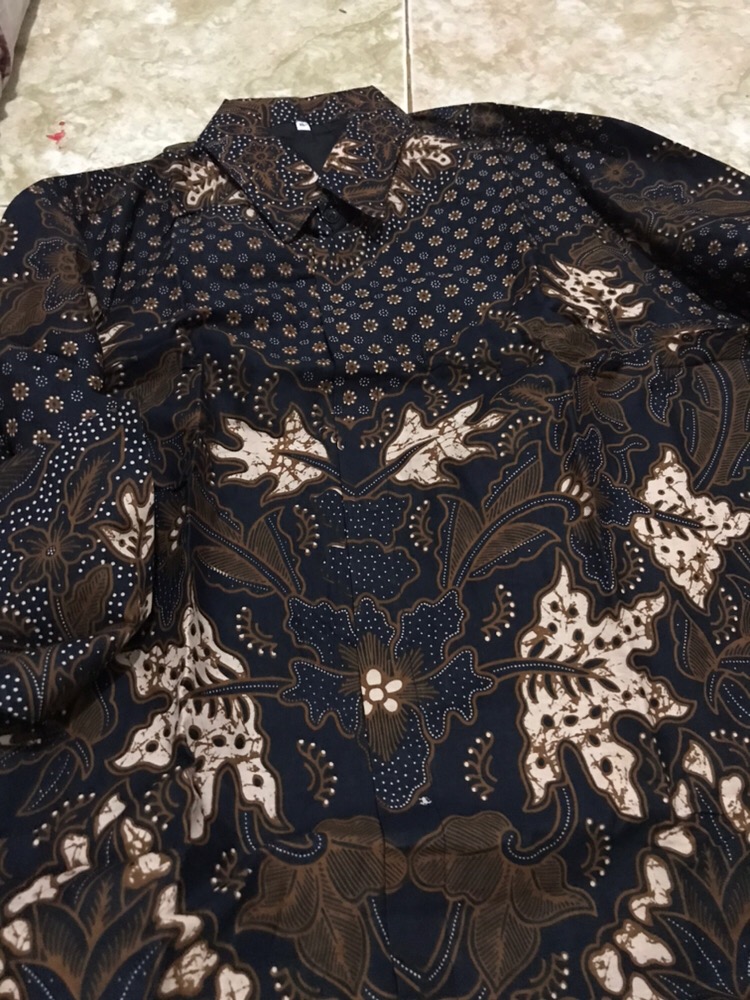 Perwira Kemeja Batik Pria Lengan Panjang Batik Solo By Batik Kanaya