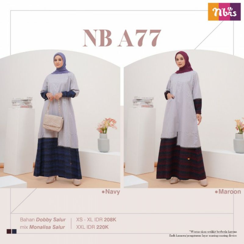 GAMIS NIBRAS TERBARU NB A77