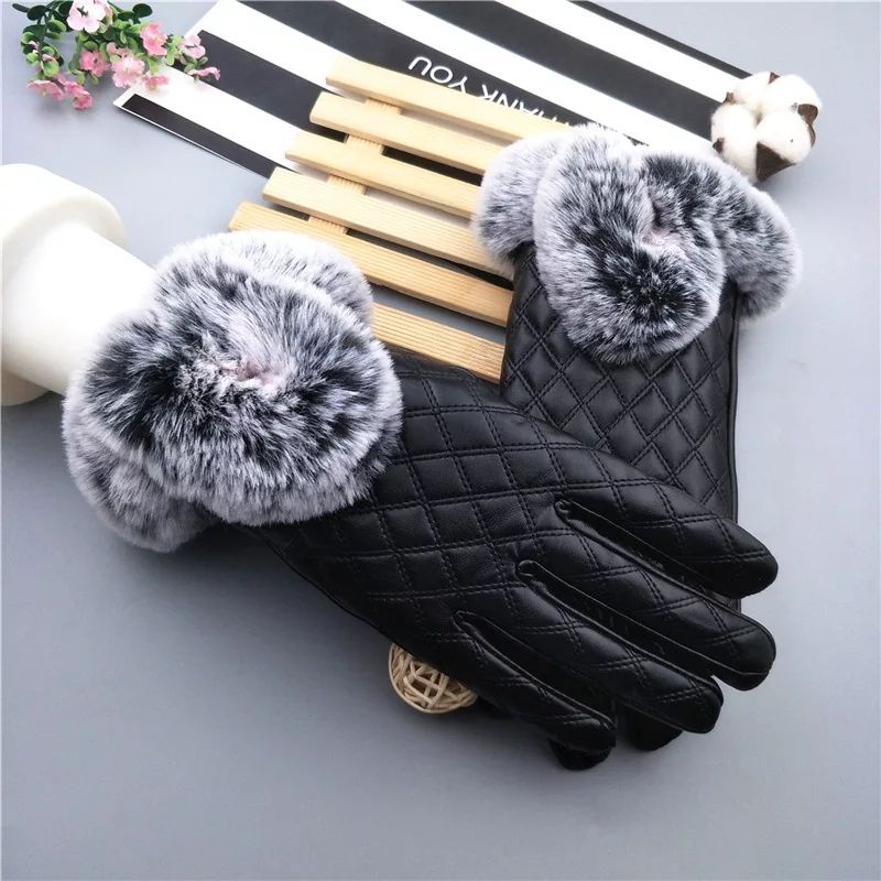 GL-01 SARUNG TANGAN WANITA KULIT TOUCHSCREEN WINTER MUSIM DINGIN