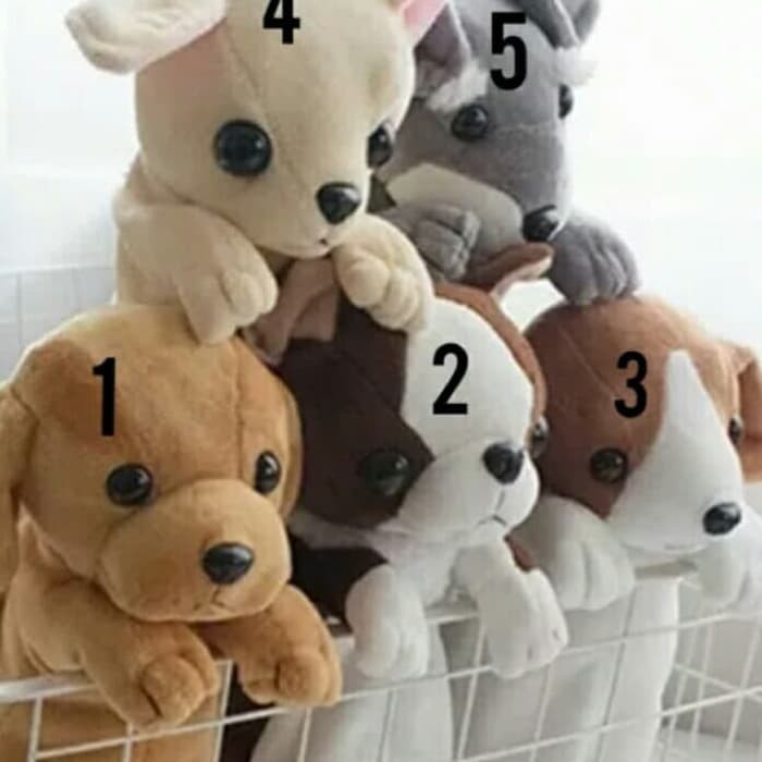 

nn Kotak pensil boneka anjing lucu unik tempat alat tulis