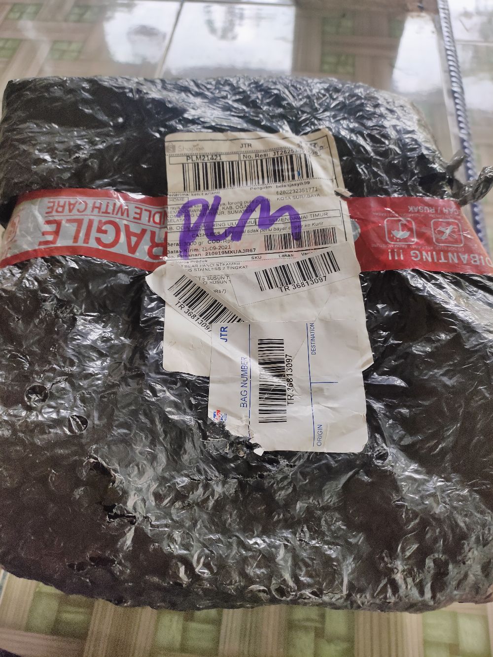 Panci Set 5 Susun Tutup Kaca / Panci Susun Tutup Kaca