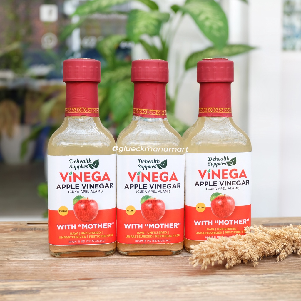 

Dehealth Supplies Apple Cider Vinegar - Cuka Apel Alami 250ml
