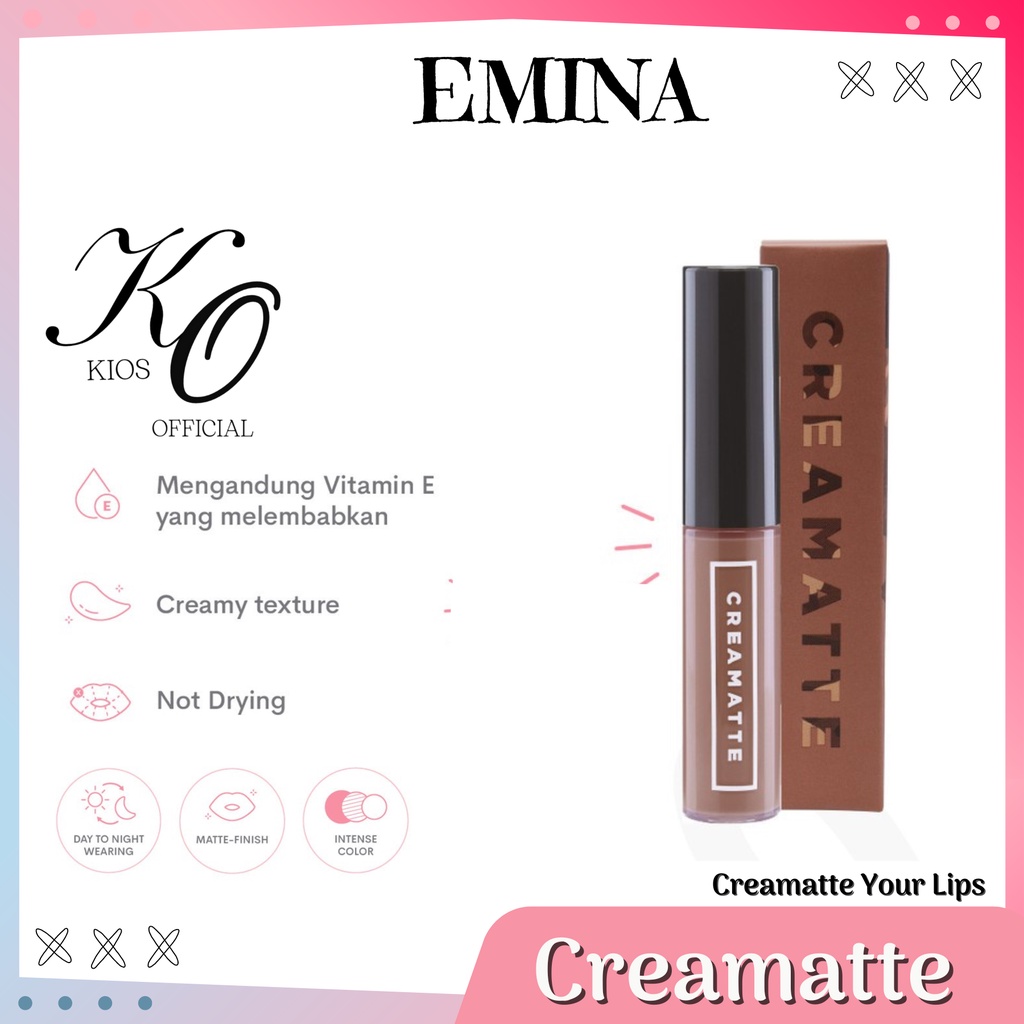 Emina Creamatte Series 5.5g | Lip Matte | Lip Cream