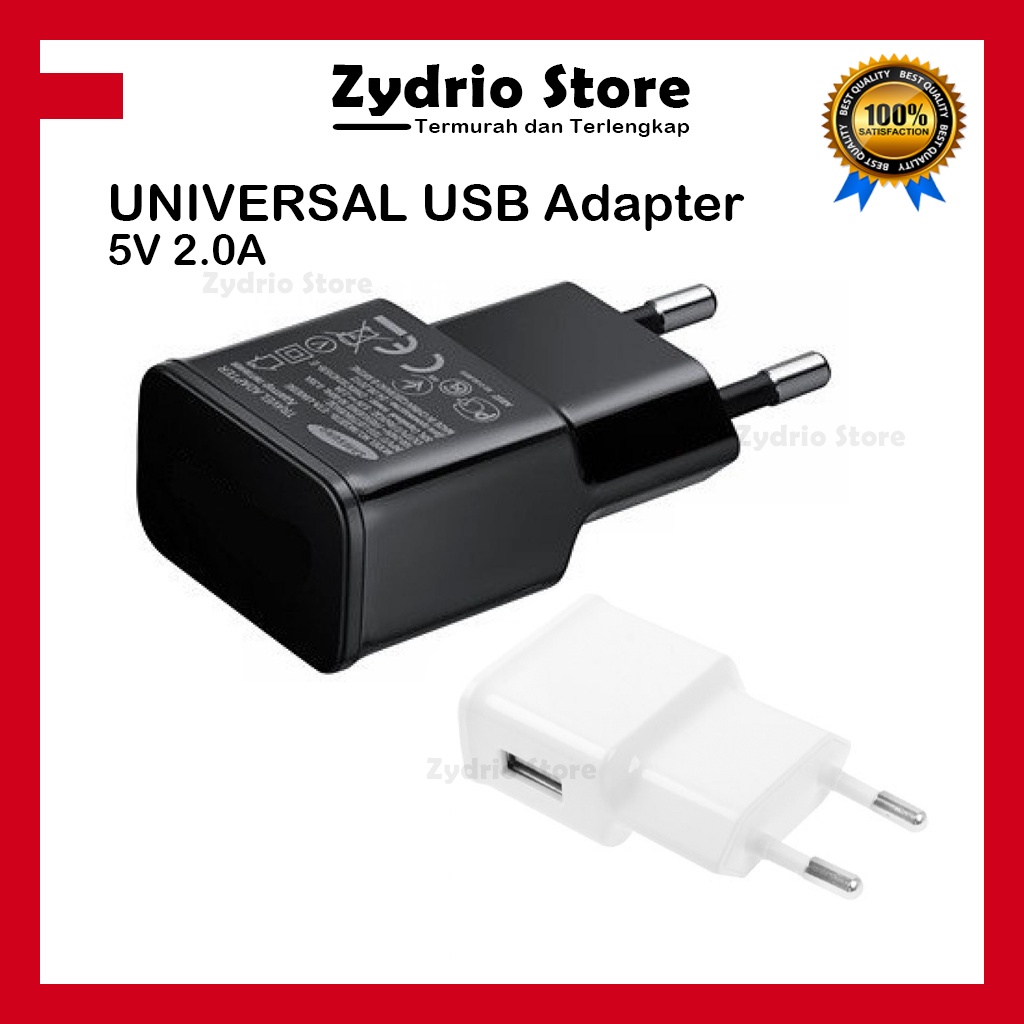 Kepala Charger USB Power Adapter 5V 2A / Universal Travel Adaptor USB