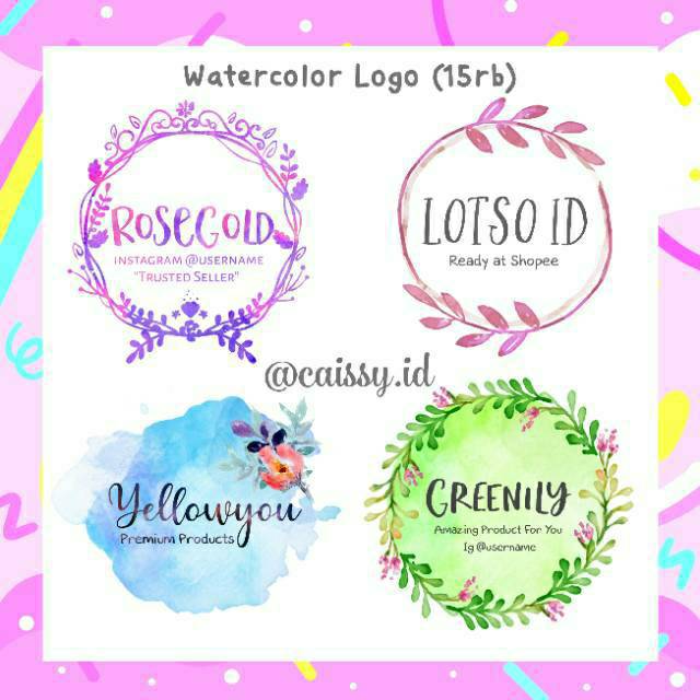 ❤BIG SALE!❤JASA DESAIN LOGO OLSHOP /  DESIGN LOGO ONLINE SHOP MURAH /  EDIT LABEL UNIK