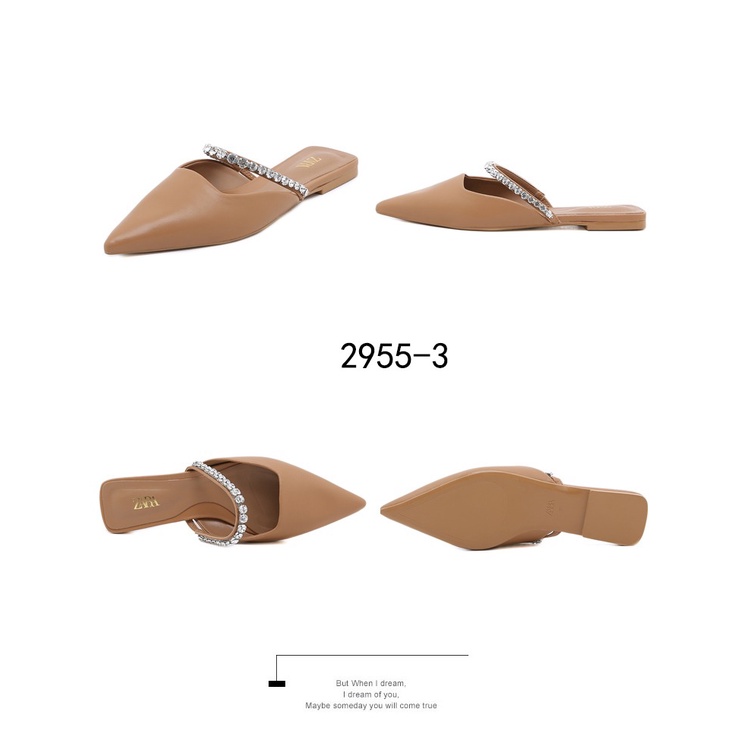 ZR  Pointed Toe Flat Shoes #2955-3