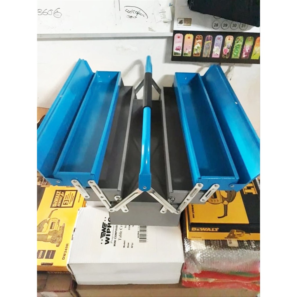heavy duty tool box TENKA susun 3 -  kotak perkakas bahan plat t