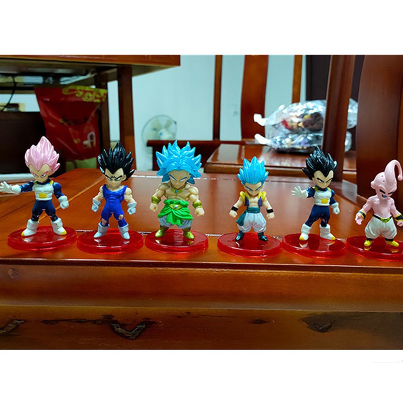 21pcs / set Mainan Action Figure Model Dragon Ball Bahan PVC Untuk Dekorasi / Hadiah Anak