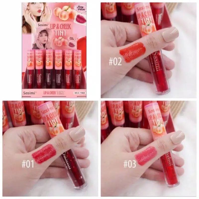 Lipstik/liptint Peach Hayasa, Sasimi