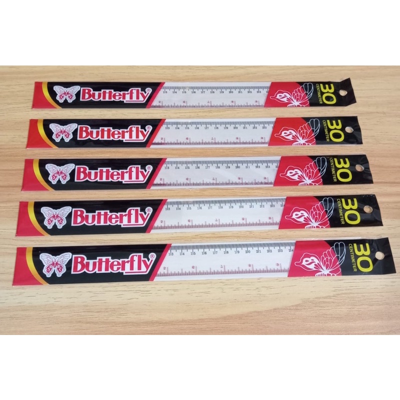 

Penggaris plastik 30cm butterfly