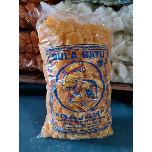 

Gula Batu Kuning Cap Gajah Kemasan Los 10 Kg IK3