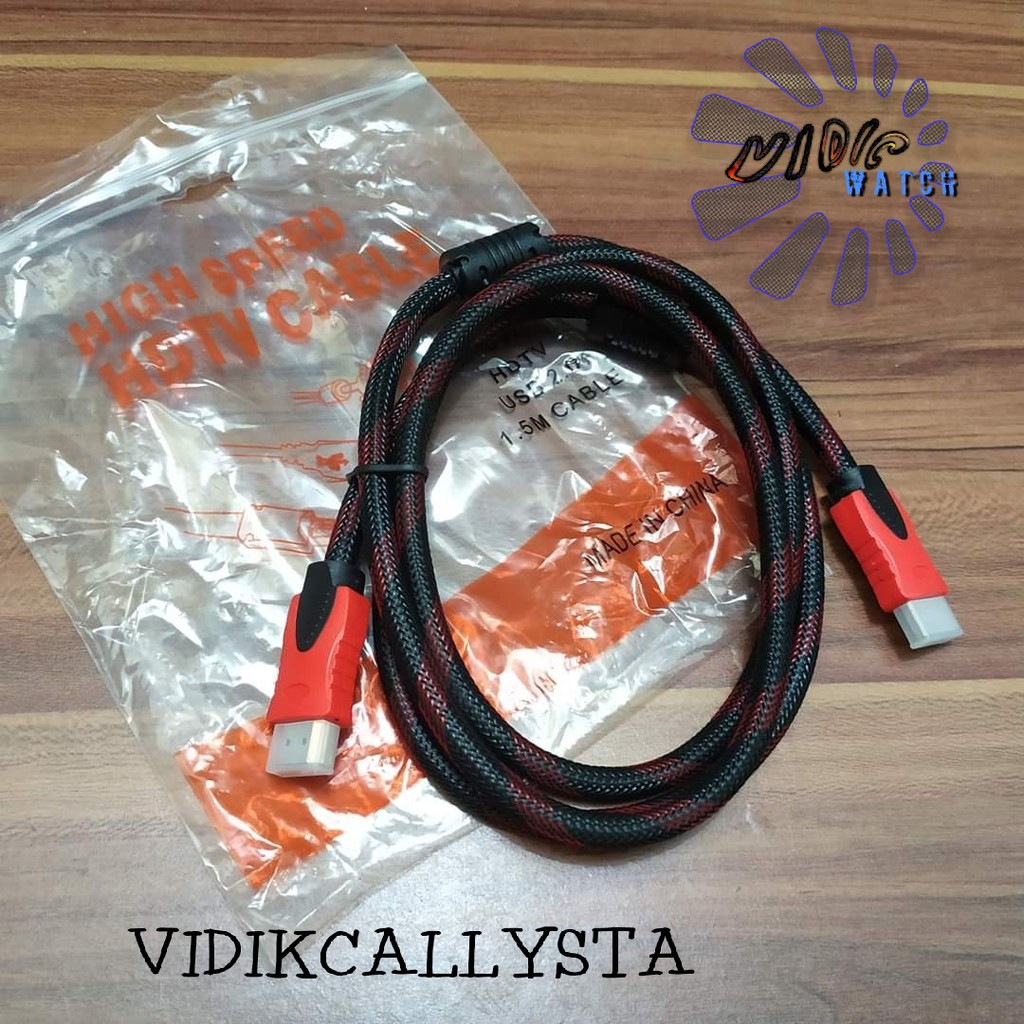 KABEL HDMI TO HDMI HIGH SPEED HD TV CABLE ORIGINAL 5 METER