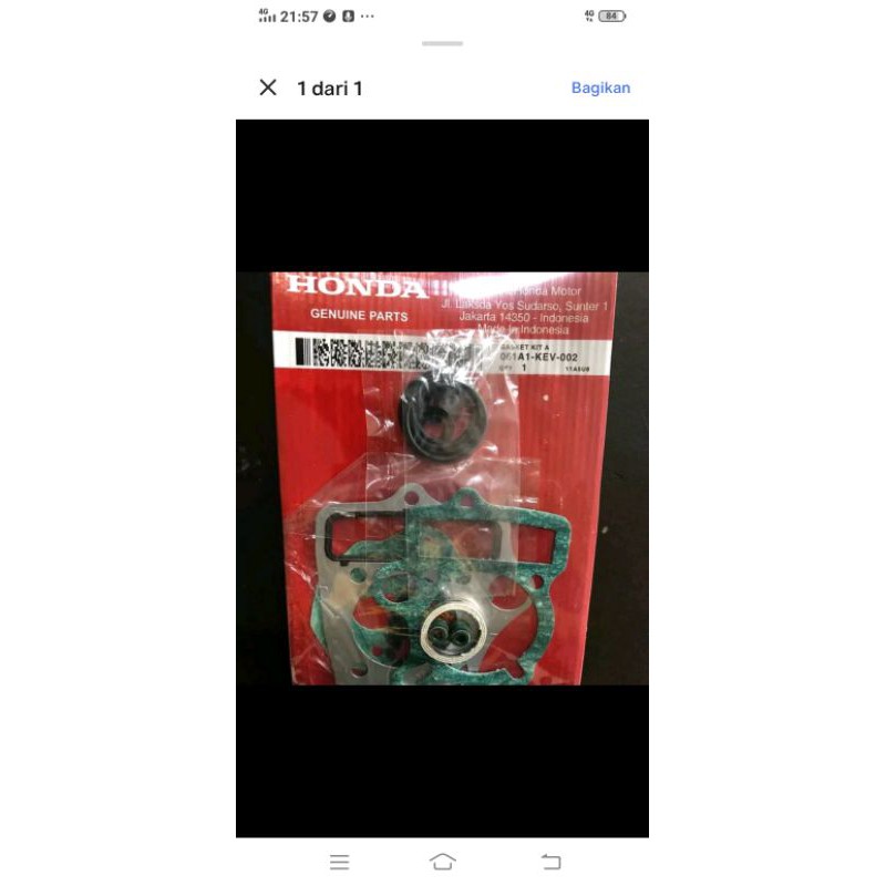 paking top set Supra x