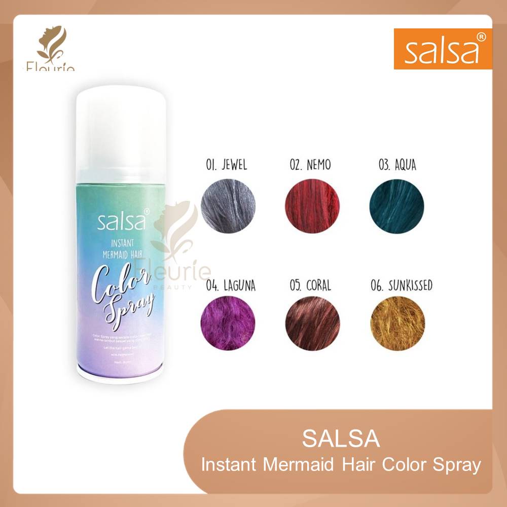 SALSA Instant Mermaid Hair Color Spray - Semir Rambut Instant Original BPOM