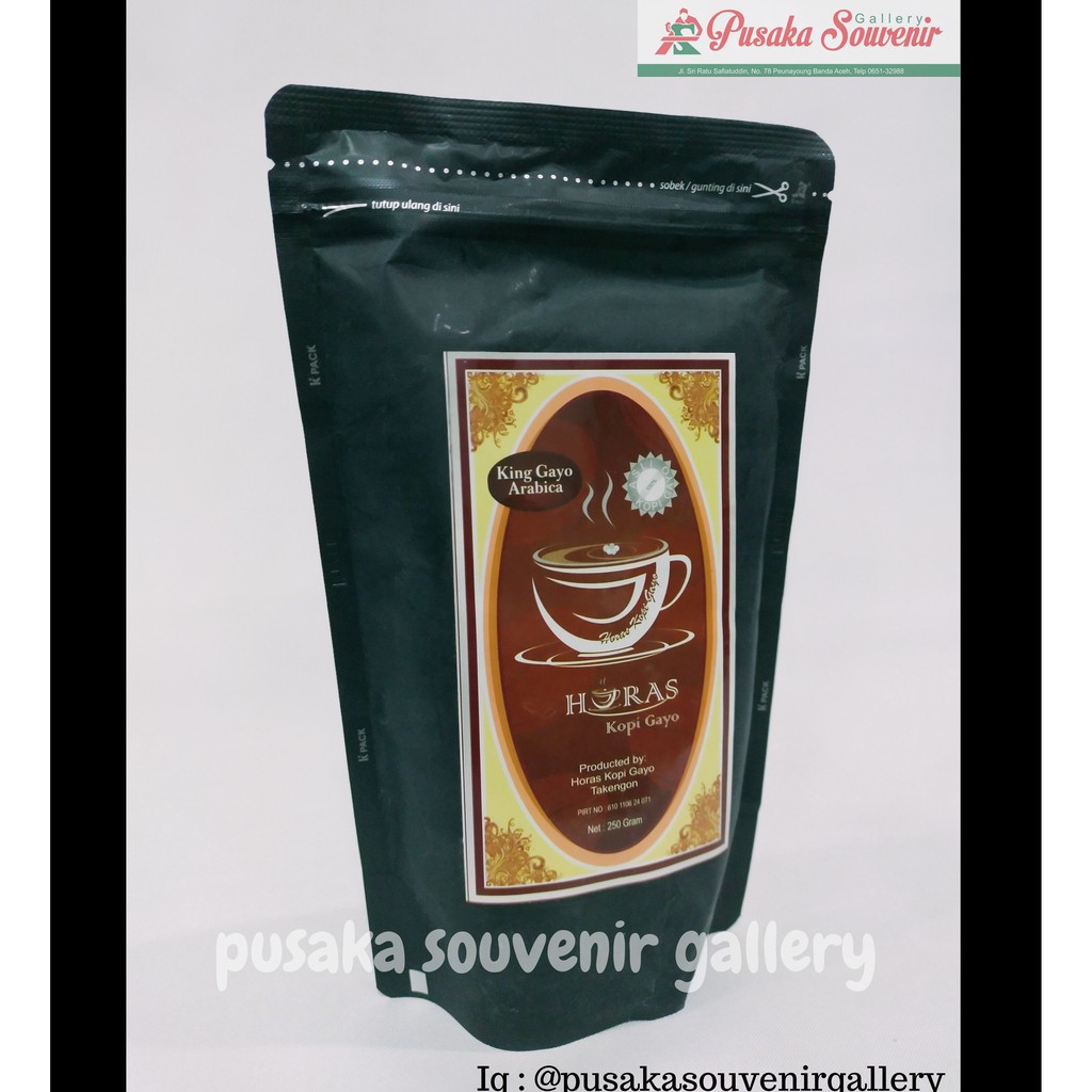 

KOPI ARABIKA GAYO | Horas King Gayo 250 gr