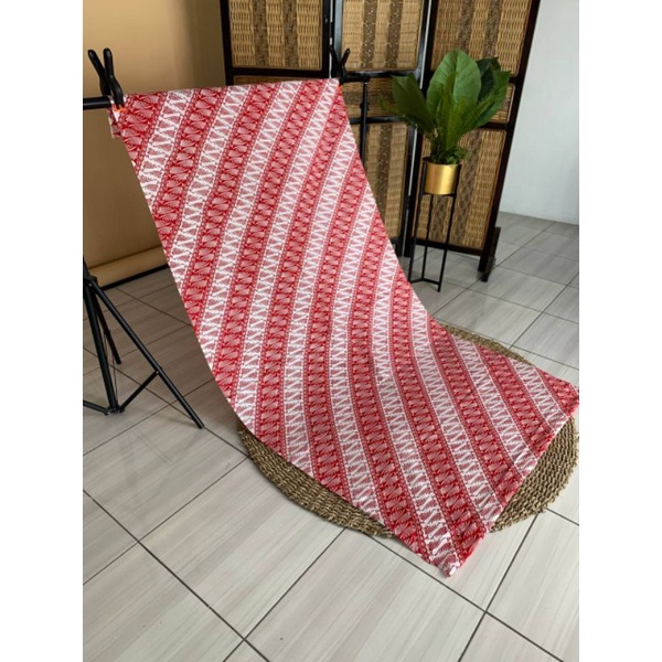 kain batik printing merah putih